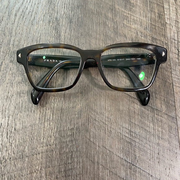 PRADA VPR 10S 2AU-1O1 Dark Tortoise 51/17/140 Eyeglasses - Picture 2 of 7
